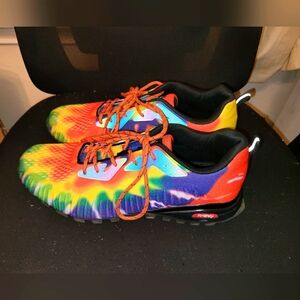 Kricely men's tie dye shoes
